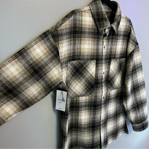 Jack & Jones Plaid Shacket - Picture 2 of 5